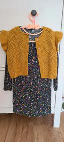 Ensemble robe et gilet 3 ans