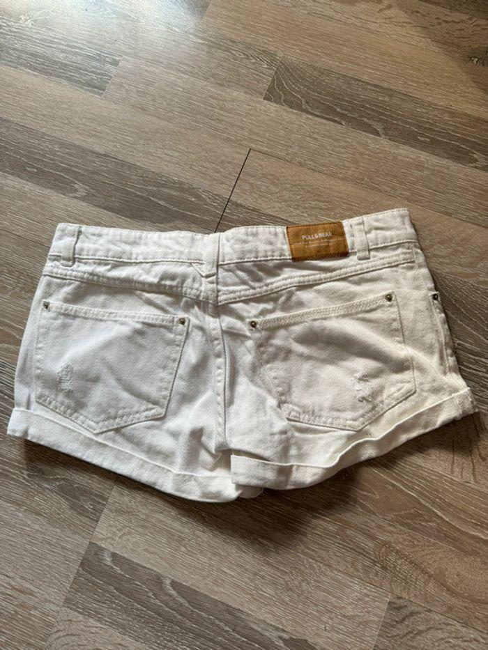 Short en jeans blanc - photo numéro 2