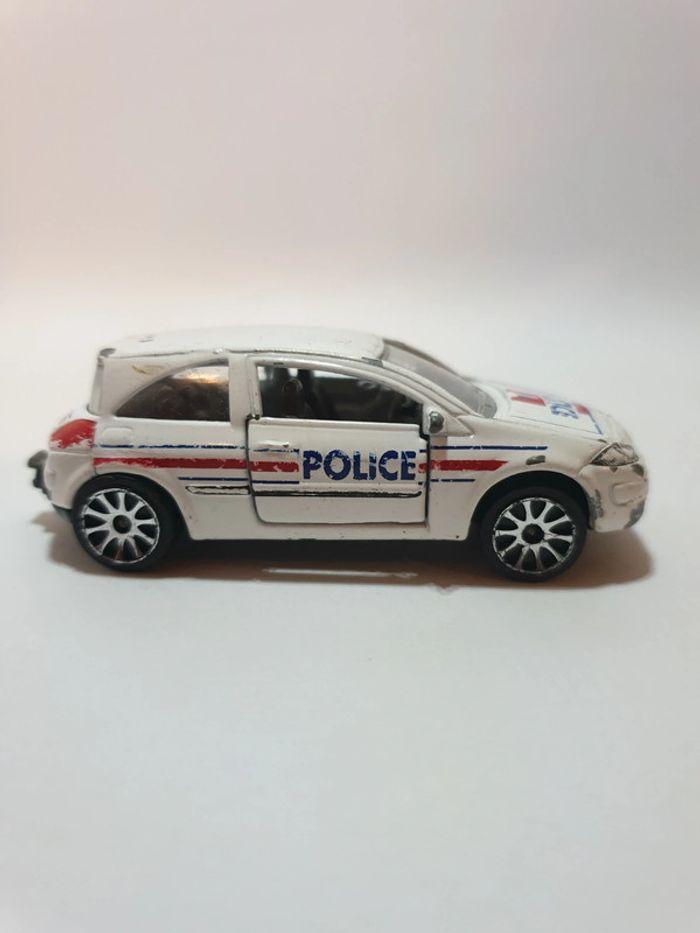 Majorette 221C, Renault Megane II Police, 1/52, Blanche - photo numéro 4