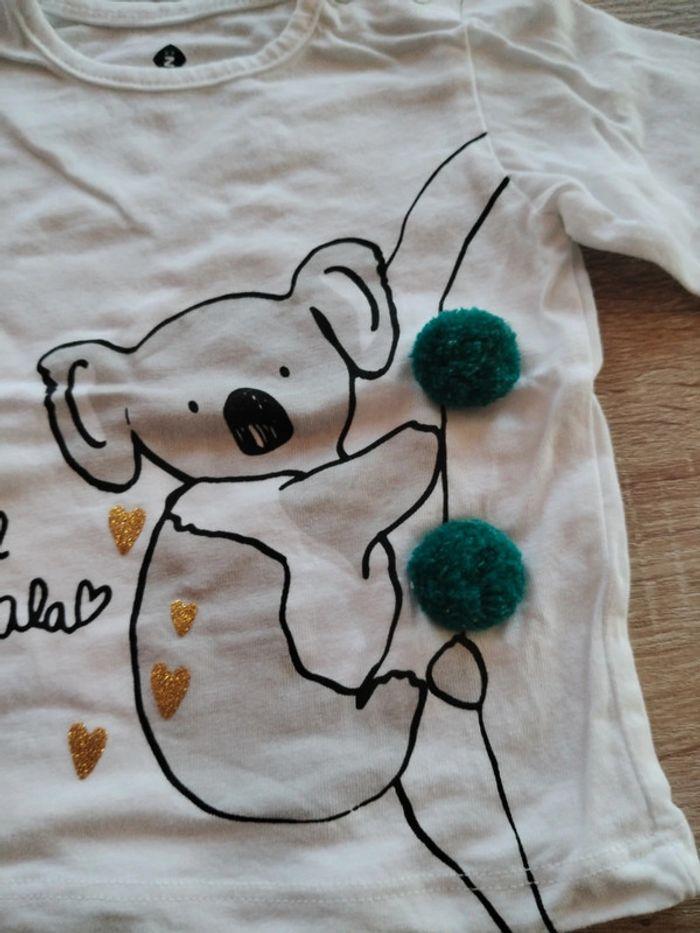 Tee shirt Koala pom-pom - photo numéro 2