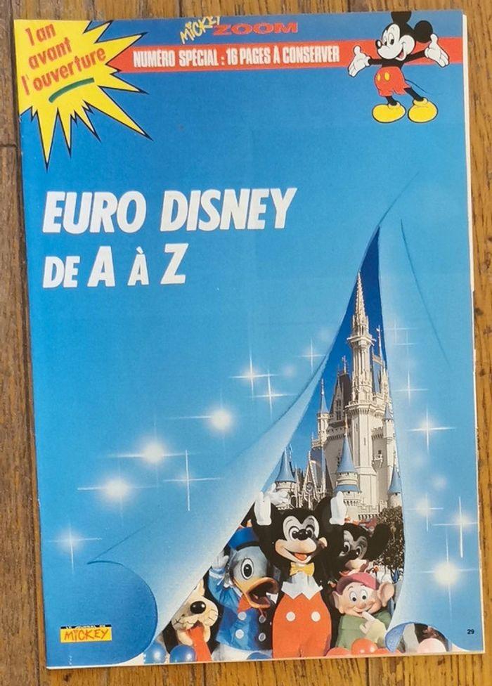 Lot euro disney articles + publicités - photo numéro 2