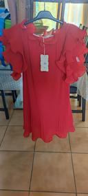 Robe chic femme rouge TM neuve