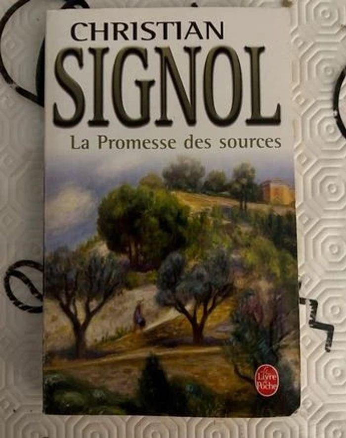 livre La promesse des sources par Christian Signol