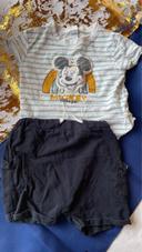 Ensemble Mickey 24mois