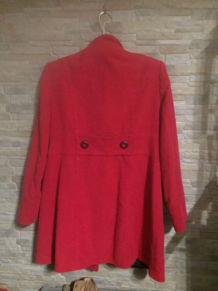 Manteau rouge Promod 42/XL - photo numéro 3