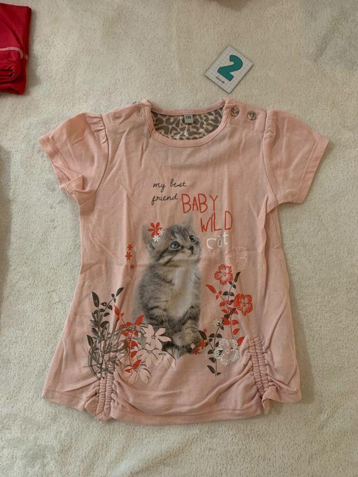 Lot 5 t-shirt 2 ans - photo numéro 3