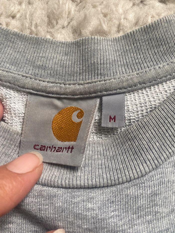 Sweat gris carhartt taille M - photo numéro 2