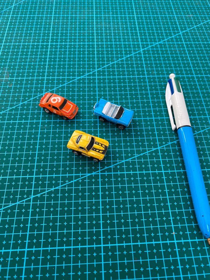 Lot 3 voitures Micro Machines Dodge Chevy - Galoob 1987 80s vintage toys - photo numéro 1