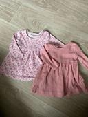 Lot de 2 robes patineuses rose