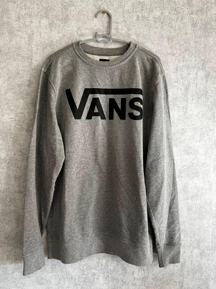 sweat gris Vans taille M - photo numéro 1