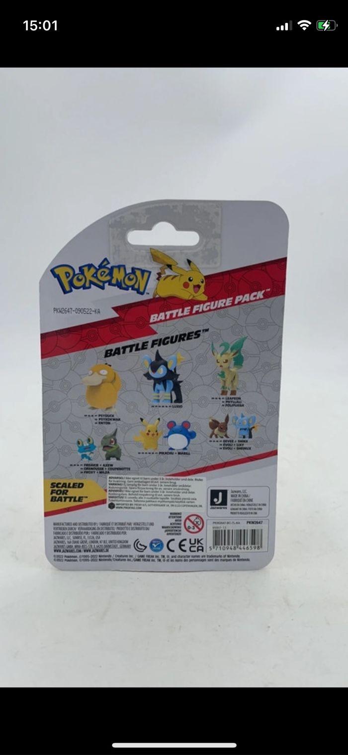 Figurines Pokémon Battle Figure Pack Évoli et Lixy neuf - photo numéro 2