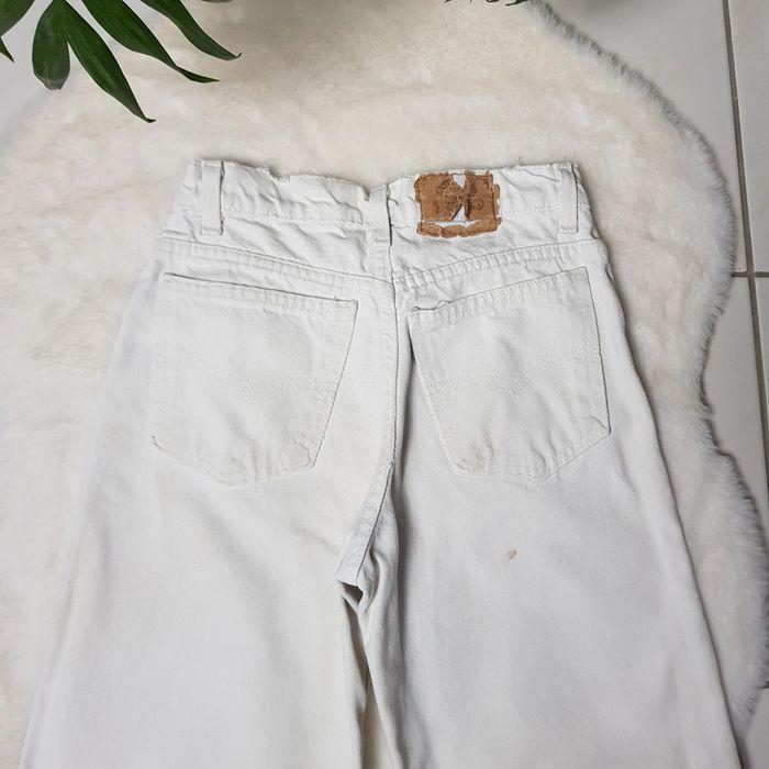 Jean Levi's 581 W27 L32 Made in USA Blanc - photo numéro 7