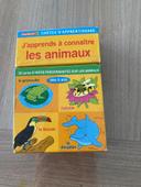 Cartes d’apprentissage j’apprends à connaître les animaux