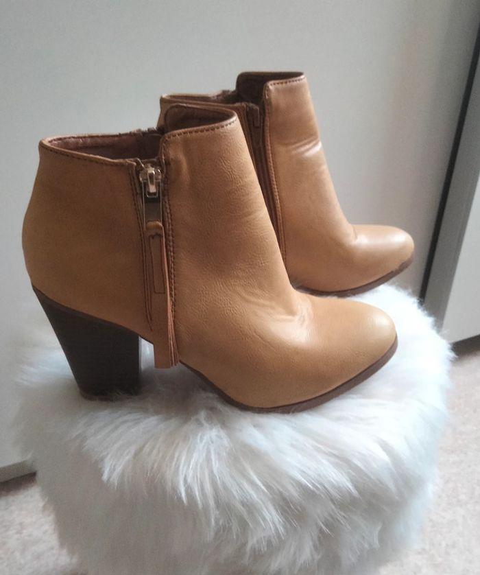 Bottines moutarde taille 38 pimkie