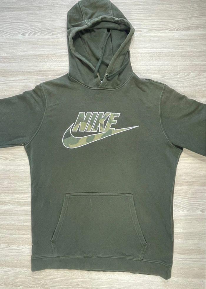 Sweat capuche nike kaki swoosh M - photo numéro 2