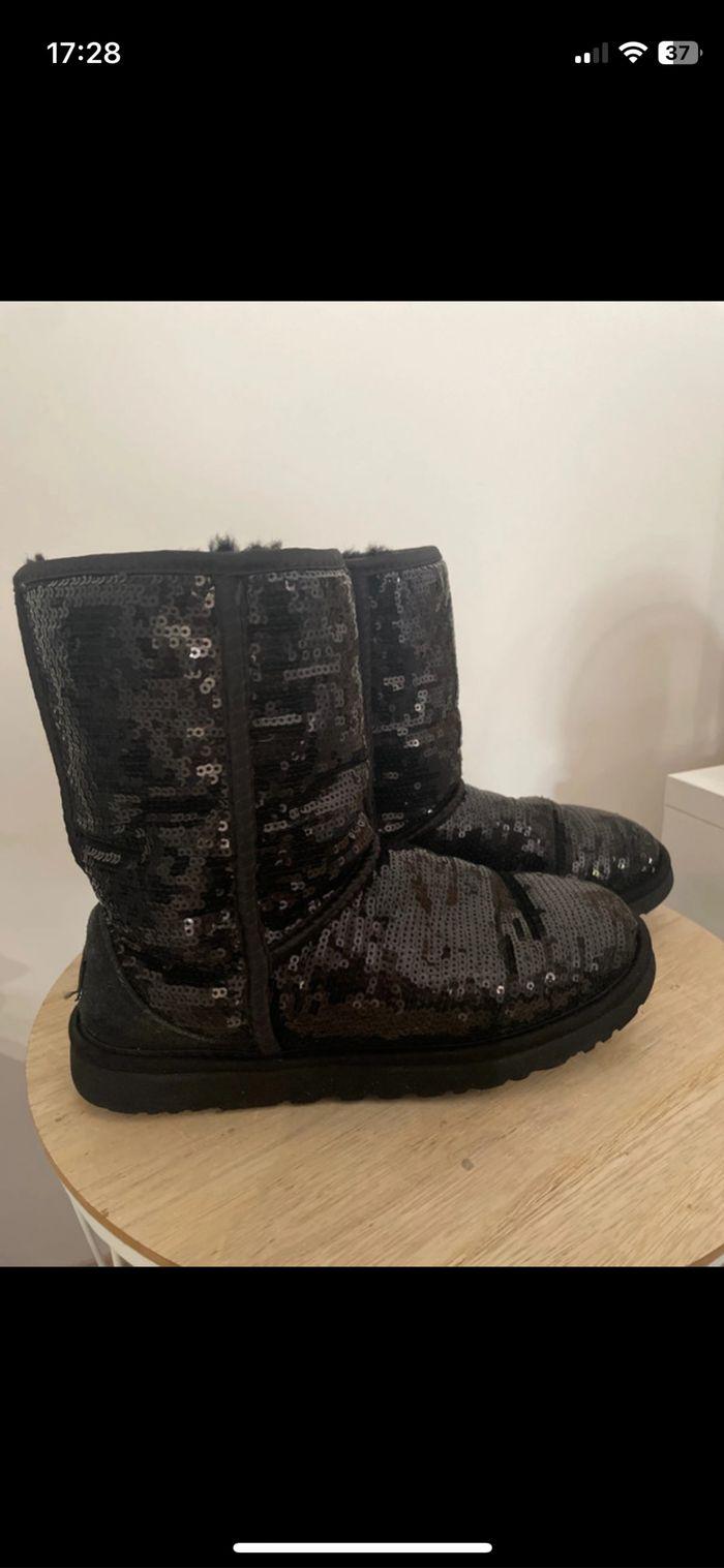 ugg noires pailletées - photo numéro 2