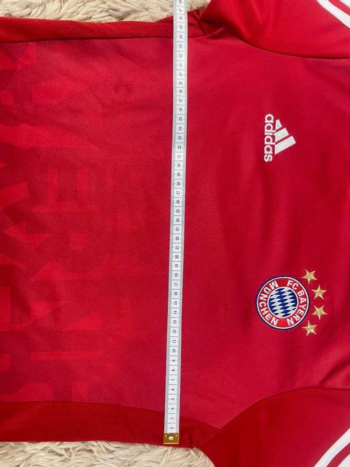 Maillot adidas fc Bayern Munich 2015 rouge manches longues taille S vintage pré match échauffement - photo numéro 4