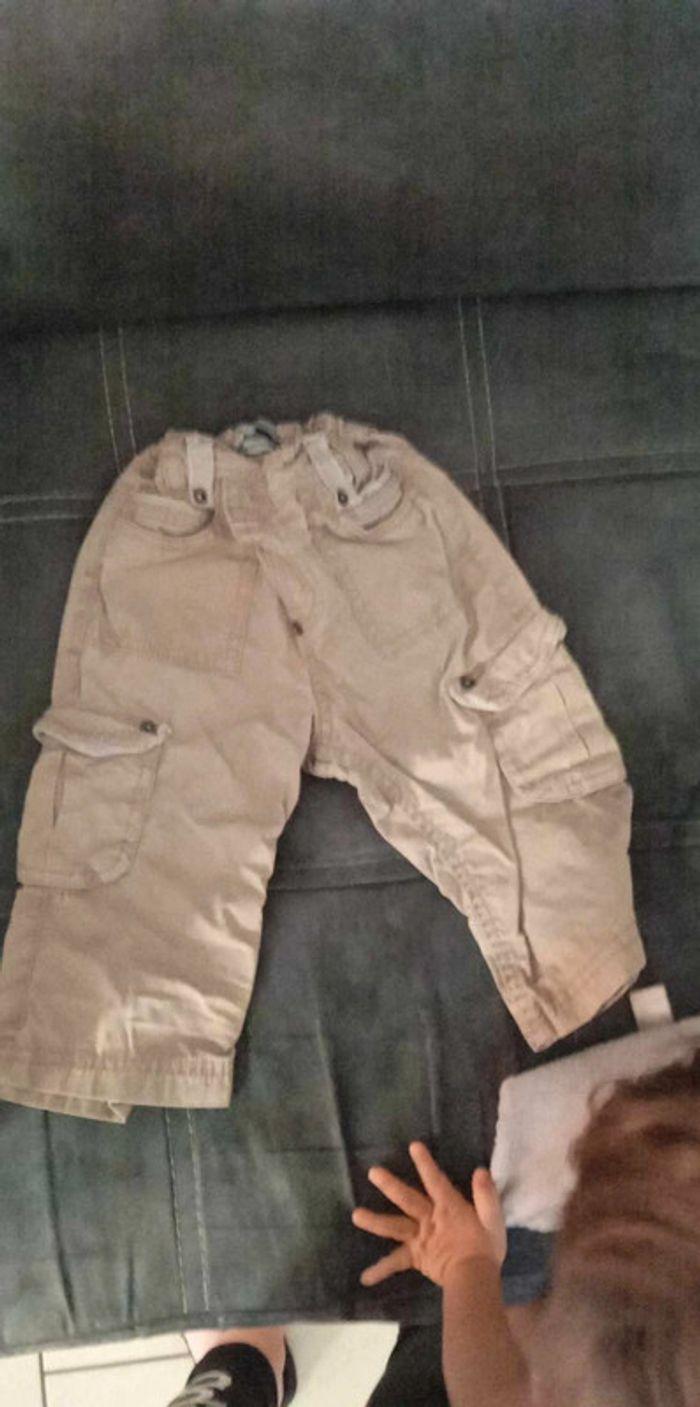 Pantalon garçon beige