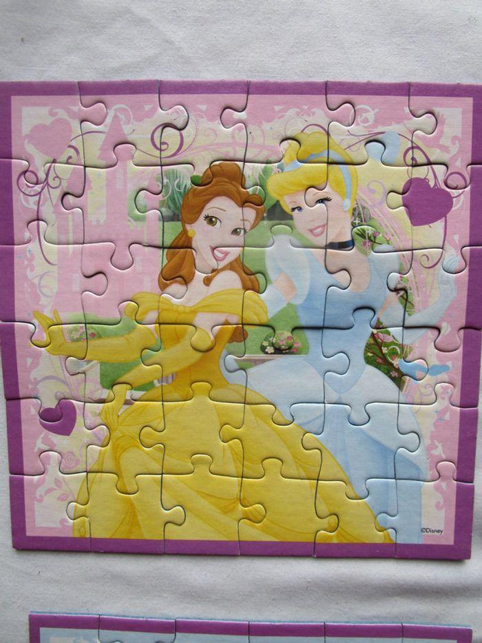 Lot de 4 puzzles princesses Disney - photo numéro 5