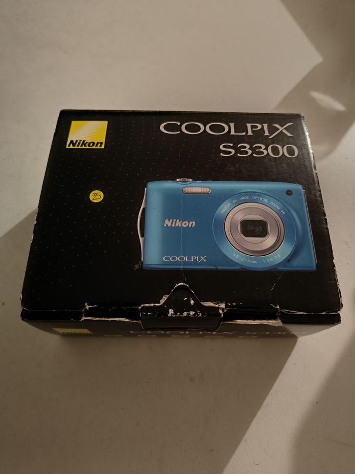 nikon.coolpix s3300 bleu - photo numéro 1