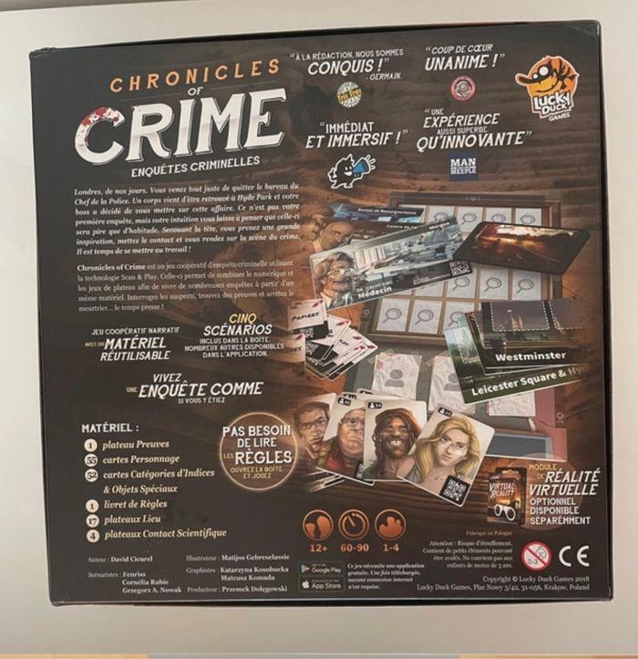 Jeu de société Chronicles of crime - photo numéro 2