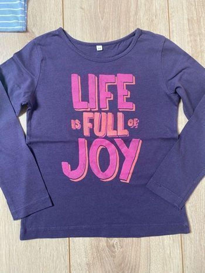 Lot t shirts ML fille 3 ans - photo numéro 4