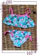 🦋 Joli maillot de bain deux pièces à volants fleurie 3 ans Boutique Parisienne