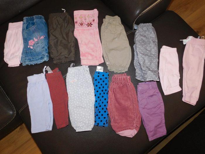 Lot de 14 pantalons taille 3 mois - photo numéro 2