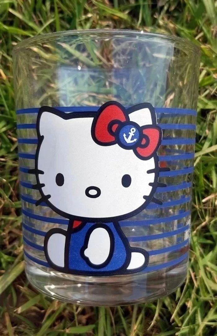 verre hello kitty marine - photo numéro 1