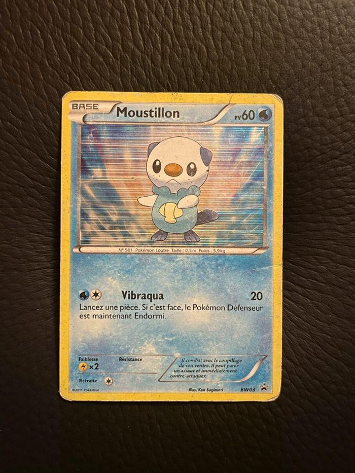 Carte Pokémon Moustillon promo BW03 - photo numéro 1