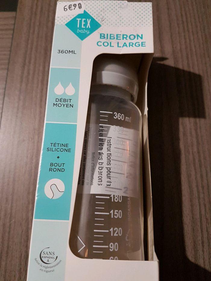 Biberon col large 360ml neuf - photo numéro 2