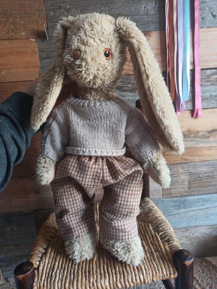 peluche lapin jours heureux tbe - photo numéro 5