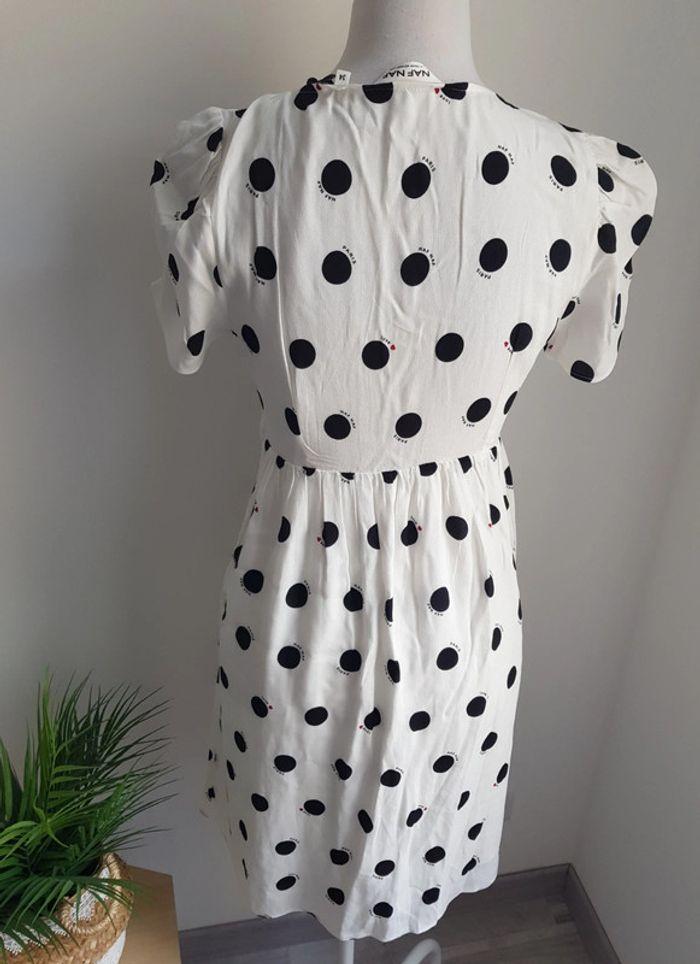 Robe blanche pois noir, cœurs, love tendance Naf Naf T34 neuve avec étiquette prix d achat 64,99€ - photo numéro 10