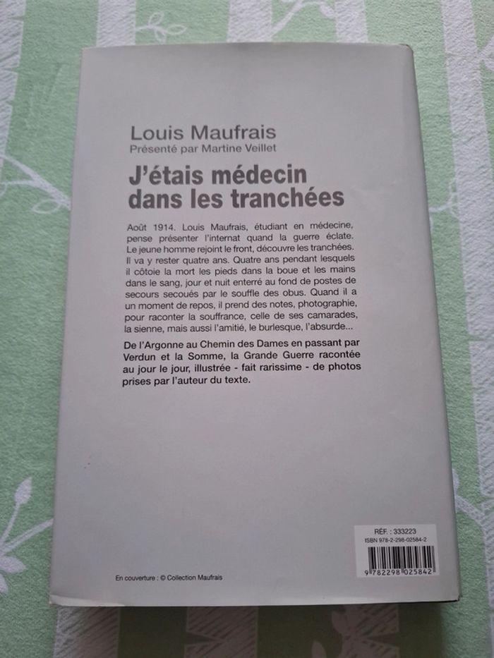 📚 Livre : J'étais médecin dans les tranchées 📚 - photo numéro 2