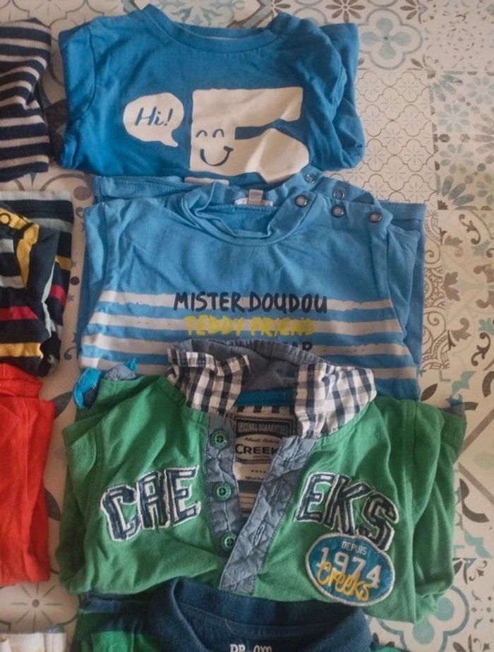 Lot de 18 t-shirts manches longues 18mois tbe - photo numéro 5