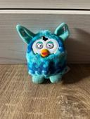 Petite peluche Furby bleu clair et foncé, très bon état