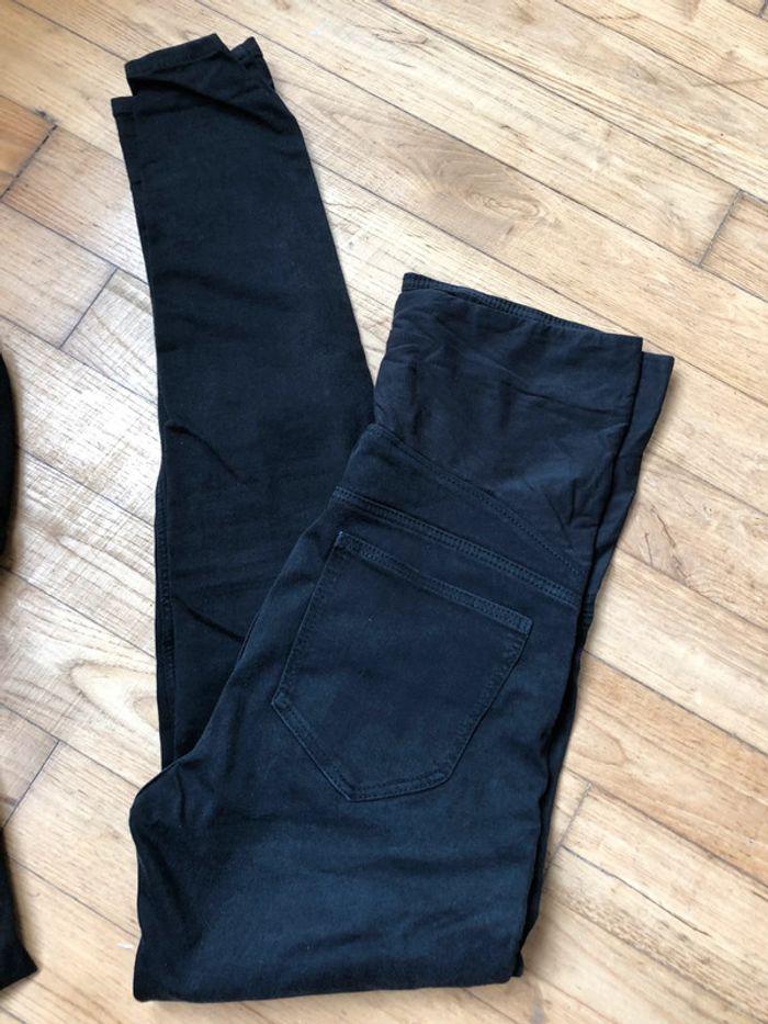 Lot 2 pantalons noirs grossesse - photo numéro 2