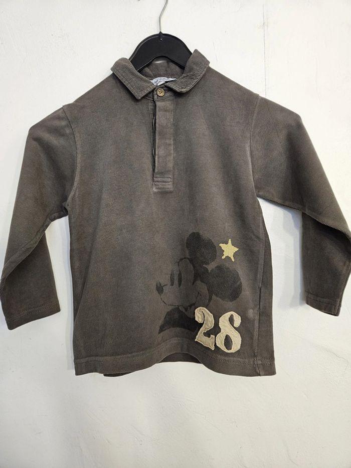 Chemise à manches longues hiver garçon - marron - 5 ans - Walt Disney - photo numéro 3