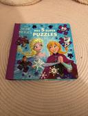 Livre puzzle reine des neiges