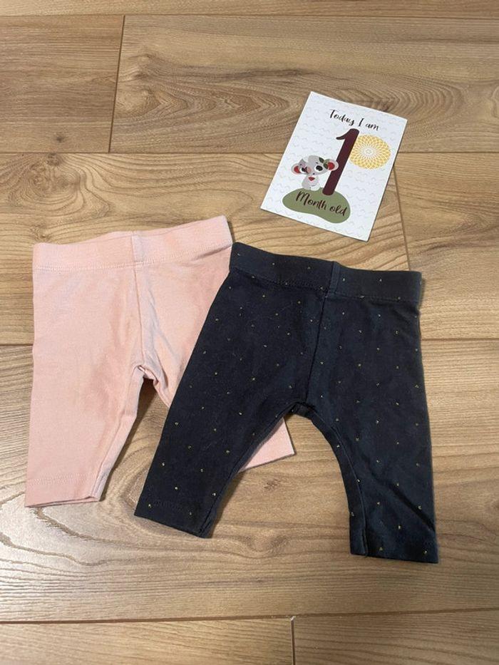 Lot de 2 leggings bébé kiabi - photo numéro 1