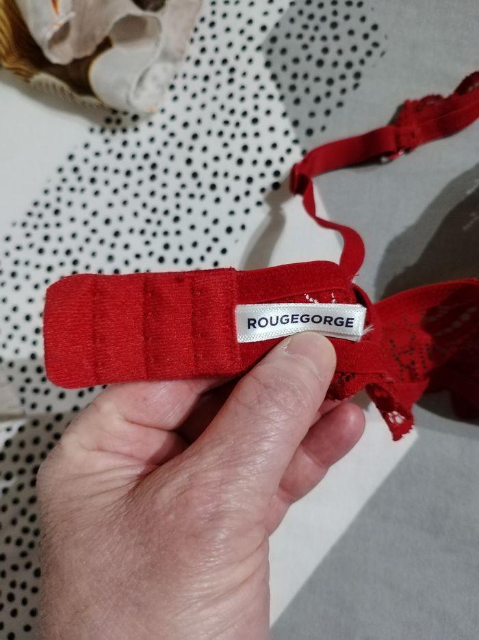 Soutien gorge rouge Rougegorge 95C - photo numéro 6