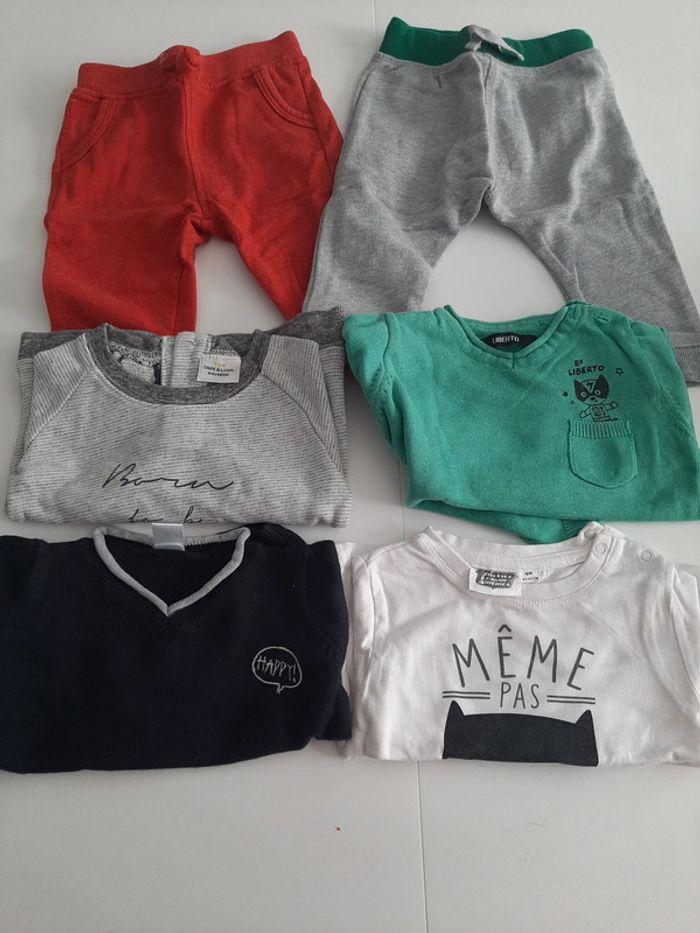 Lot vêtements 6 mois garcon