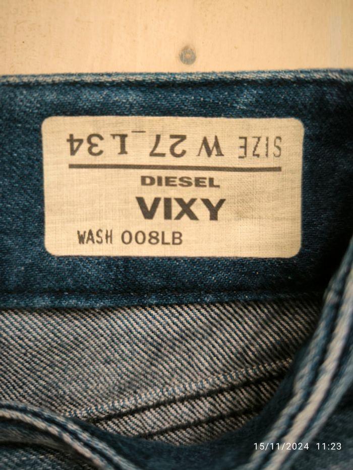 Jean  taille base bleu  diesel femme taille 37(27 us) - photo numéro 2