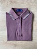 Polo mauve Fred Perry femme