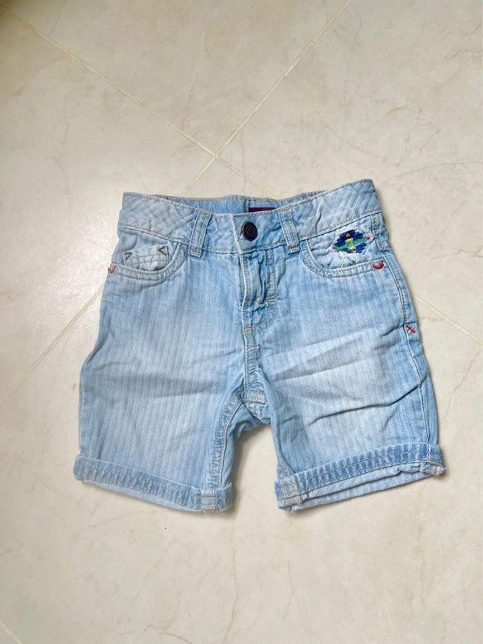 Sergent major short jeans garçon 3 ans parfait état - photo numéro 4