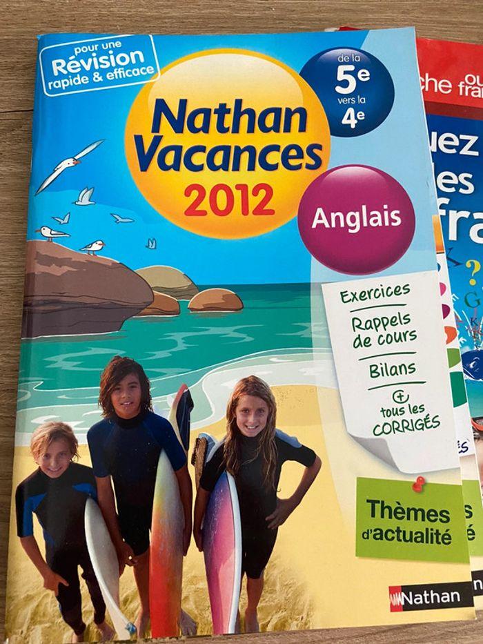 Lot de 3 carnets neuf Nathan vacances et ouest france - photo numéro 2