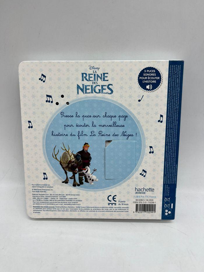 Livre Sonore Princesse Disney La reine des Neiges Mes premières Histoires à écouter Neuf - photo numéro 5