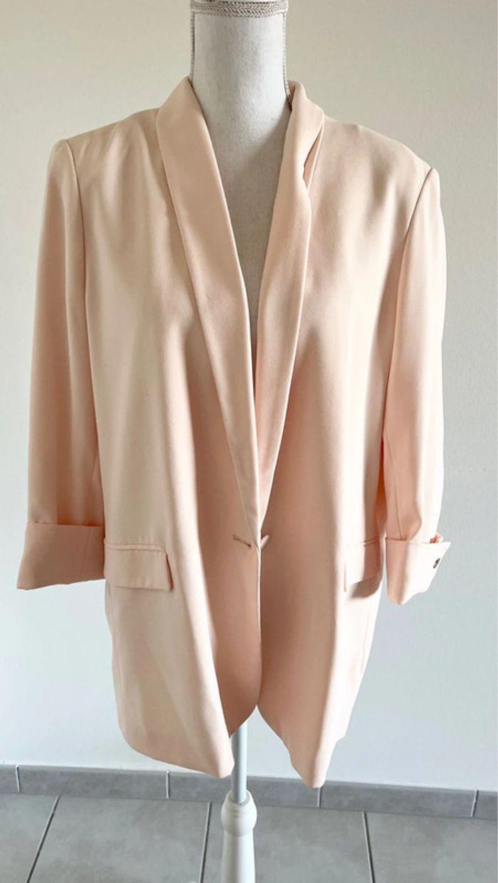 Blazer Camaïeu rose pastel - photo numéro 2