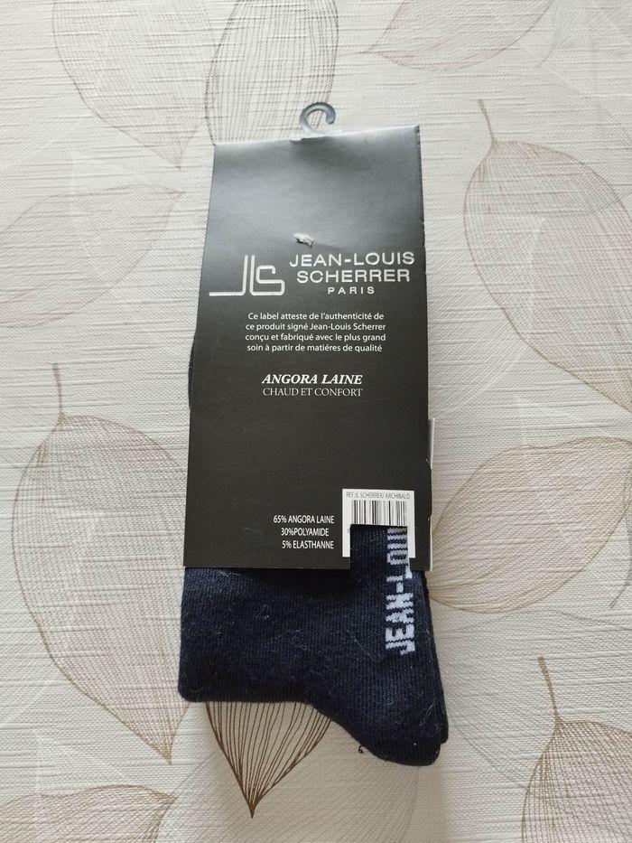 Chaussettes homme Jean louis Scherrer bleu marine a losanges pointure 39/42 👍 - photo numéro 7