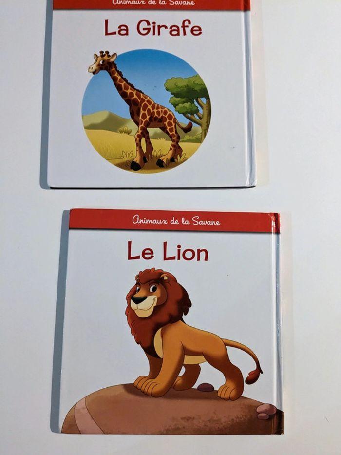 Lot de deux livres sur les animaux de la savane - photo numéro 2